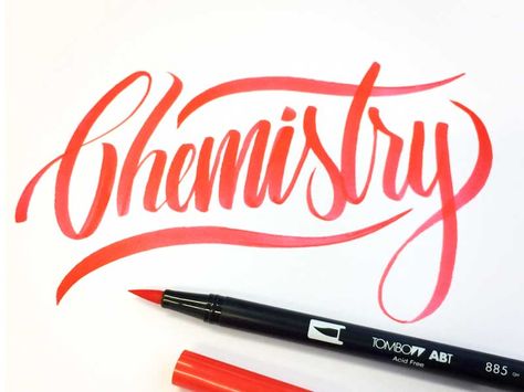 Project365 #19 Chemistry #lettering #typography #calligraphy Chemistry Letters, Popular Shots, Calligraphy Quotes Doodles, Chemistry Projects, Beautiful Handwriting, Sign Writing, School Labels, Calligraphy Quotes, Calligraphy Letters