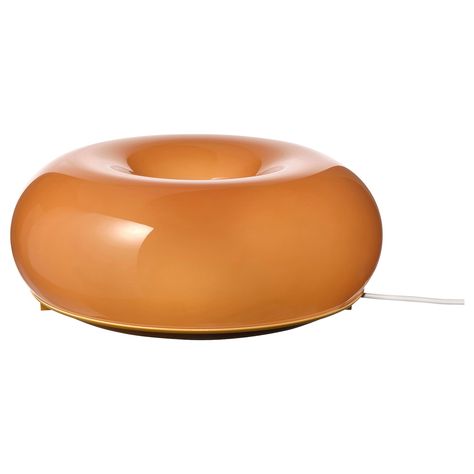 Bag Ikea, Ikea Italia, Orange Lamps, Ikea Lamp, Cute Donuts, Donut Wall, Mood Light, White Table Lamp, White Table