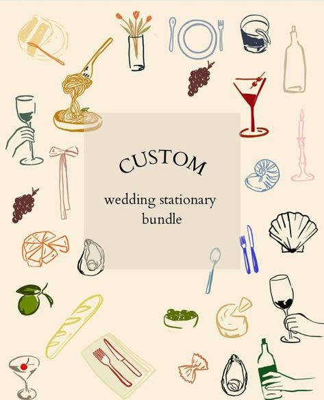 Custom Illustraded Wedding Invitations, Personalized Hand Drawn Wedding Bundles, Unique Stationaries, Digital Download. Doodle Wedding, Hand Drawn Invitation, Electronic Wedding Invitations, Unique Save The Dates, Hand Drawn Wedding, Digital Wedding Invitations, Retro Wedding, Fun Wedding Invitations, Digital Weddings