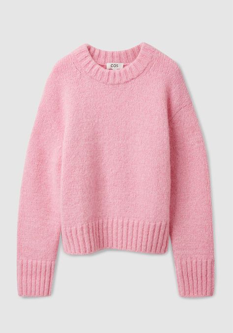 Mode Zara, Pink Jumper, Pink Outfits, Knitted Jumper, Dream Clothes, Pink Sweater, Knitwear Women, Jumpers For Women, Cardigans For Women