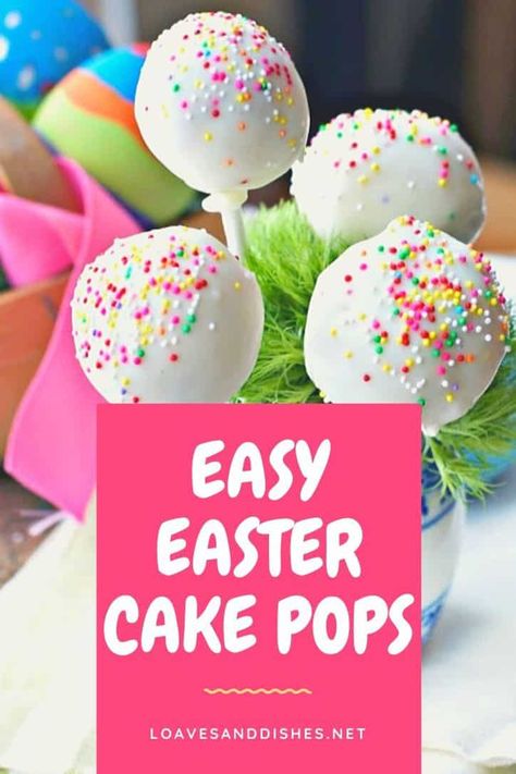 Easter Cake Balls, Cake Pop Recipes, Easter Egg Cake Pops, Easter Desserts Cake, Bunny Cake Pops, Easter Cake Easy, Recipes For Easter, Easter Cake Pops, Cake Pop Displays