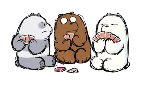 We Bare Bears We Bare Bears Sketch, Lauren Sassen, We Bare Bears Drawing, Silly Bear, Bears Art, Bear Sketch, Ice Bear We Bare Bears, We Bear Bears, We Bare Bear