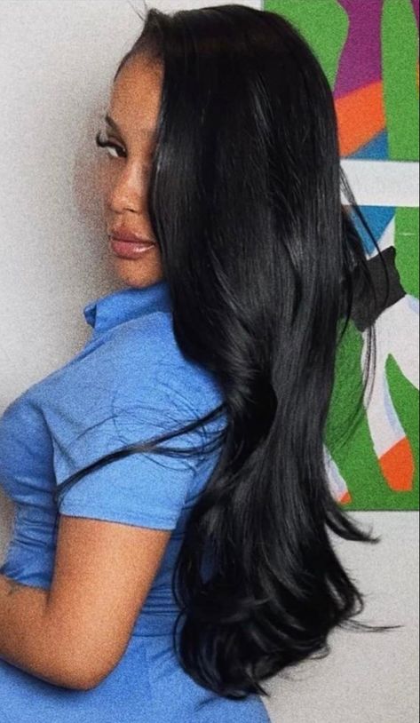 20 Inch Sew In, 30 Inch Bussdown Middle Part, Long Hair Black Women, Silkpress Hairstyles, Clip On Extensions, Hair Clip Ins, Twisted Hair, Extensions Clip In, Black Hair Extensions