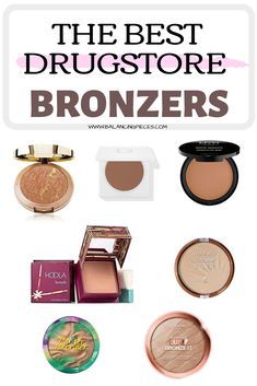 The BEST Drugstore Bronzers - Balancing Pieces #bronzers #drugstoremakeup #bestbronzers Milani Baked Bronzer, Drugstore Bronzer, Nail Tricks, Best Bronzer, Bronzer Makeup, Butter Bronzer, Makeup Kits, Makeup Tip, Glow Makeup