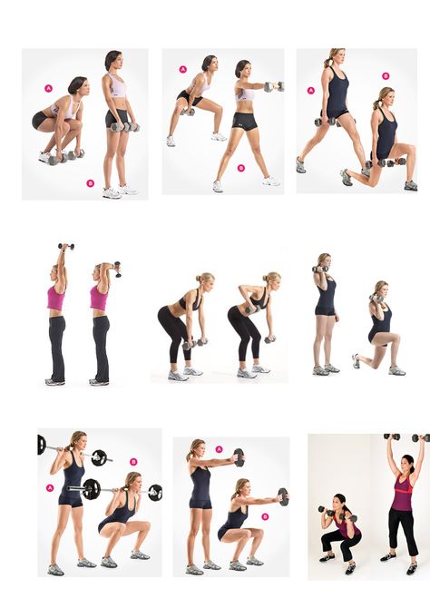 Combo Dumbell Exercises, Dumbell Excersises, Compound Exercises At Home, Compound Exercises With Dumbbells, Compound Exercises For Women, Exercise Dumbbell, Dumbbell Exercises, Home Exercise Program, Dumbell Workout