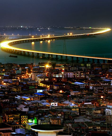 3rd mainland bridge,Lagos, Nigeria Africa Travel, Nigeria Travel, Nigeria Africa, Out Of Africa, Lagos Nigeria, West Africa, Botswana, Oh The Places Youll Go, Beautiful World