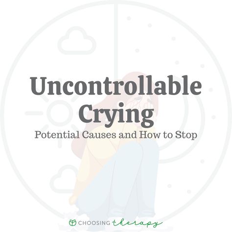 Uncontrollable Crying: Potential Causes & How to Stop How To Stop Crying Quickly, How To Control Crying, How To Stop Caring So Much, How To Stop Crying Over Everything, How To Not Cry, How To Stop Crying, Boost Seratonin, Why Do We Cry, Crying For No Reason