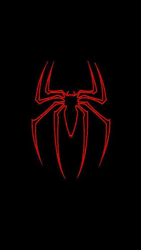 Spiderman logo Spider Man Artwork, Spiderman Hd, Simple Couples Tattoos, Film Drawing, Spiderman Noir, Neon Light Wall, Marvel Phone Wallpaper, Spiderman Tattoo, The Amazing Spiderman