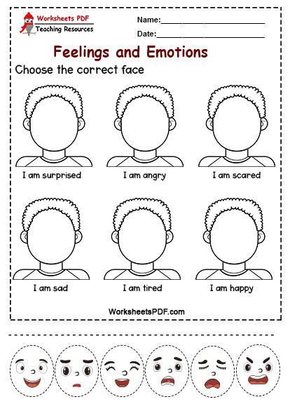 Feelings And Emotions Activities, Emotions Preschool, Emotion Faces, Emotions Activities, Preschool Art Activities, Different Emotions, Feelings And Emotions, Preschool Art, Preschool Worksheets