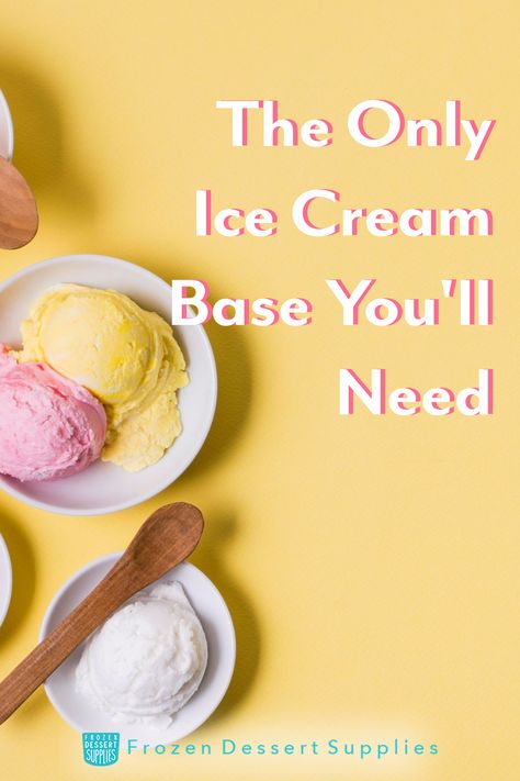 Base Ice Cream Recipe, Diy Ice Cream Flavors, Homemade Ice Cream Base, Custard Based Ice Cream Recipe, Custard Ice Cream Base Recipe, Ice Cream Base Recipe, Food Processor Ice Cream, Soft Serve Ice Cream Recipes, Custard Ice Cream Recipe