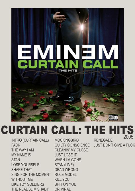 Eminem Curtain Call Album Cover, Eminem Music Poster, Eminem Album Poster, Eminem Curtain Call, Eminem Albums, Eminem Poster, Eminem Songs, The Slim Shady, The Eminem Show