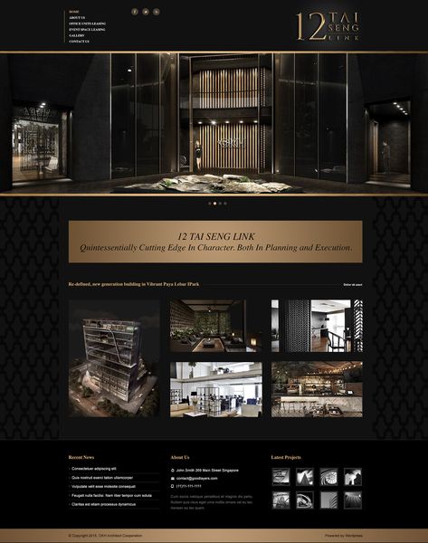 Luxury Property Brochure Design Concept on Behance Luxury Edm Design, Luxury Presentation Design, Black And Gold Website, Property Brochure Design, Luxury Design Graphic, Luxury Layout, Luxury Real Estate Brochure, Webpage Design Layout, Luxury Graphic Design