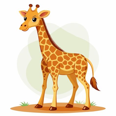 Premium Vector | Giraffe vector illustration cartoon maskot Giraffe Images Pictures, Drawing Of Giraffe Easy, Pictures Of Giraffes, Giraffe For Kids, Giraffe Vector, Giraffe Cartoon, Giraffe Images, Butterfly Art Drawing, Giraffe Pictures