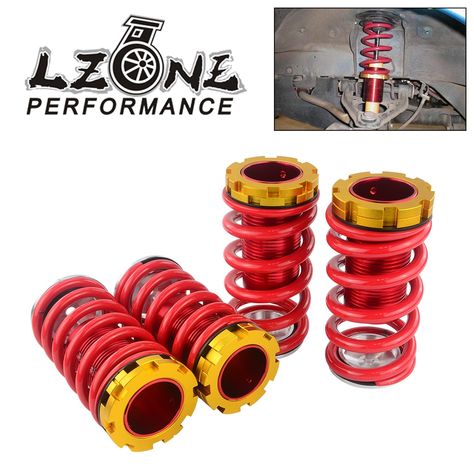 Coilover Suspension, Homemade Tools, Honda Civic, Springs, Better Living, Tools, Cars, Red