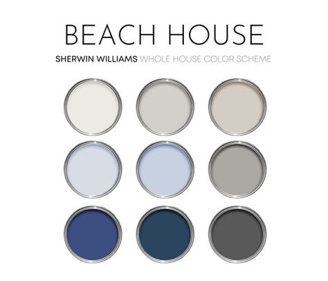 Sherwin Williams – Page 2 – Millie Hart Interiors Hart Interiors, Sherwin Williams Paint Neutral, Neutral Interior Paint Colors, Farmhouse Color Scheme, Moody Interior Design, White Interior Paint, Colors For Home, Color Palette Interior Design, Beach House Colors