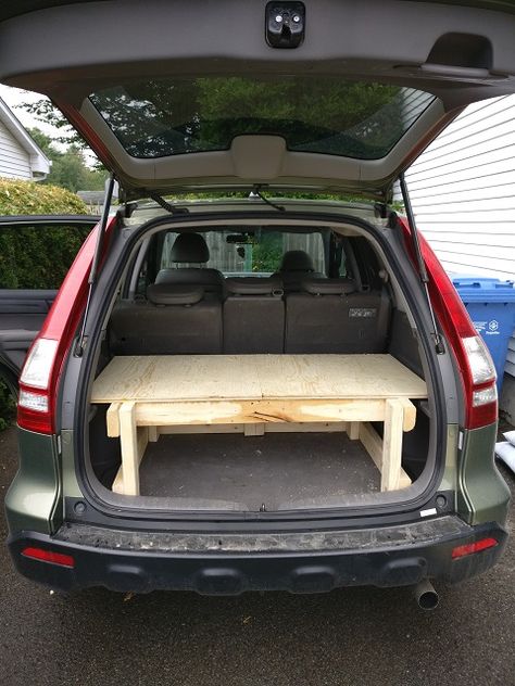 Honda Crv Camper, Honda Crv Camping, Crv Camping, Crv Camper, Honda Crv Accessories, Camping Platform, Honda Crv Awd, June Ideas, Honda Accessories