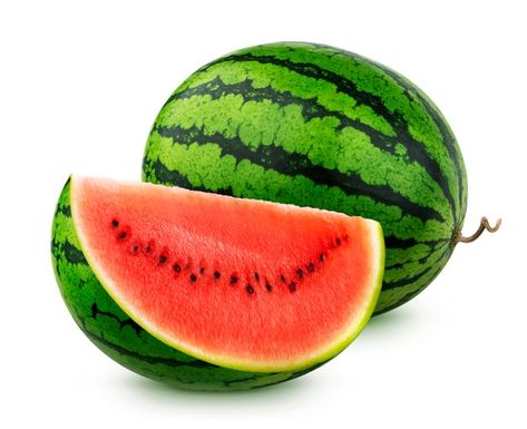 Watermelon isolated on a white backgroun... | Premium Photo #Freepik #photo #food #green #nature #red Watermelon Reference Photo, Watermelon Reference, Watermelon Image, Watermelon Picture, Grow Foods, Watermelon Photography, Growing Watermelon, Watermelon Photo, Fruits Photography