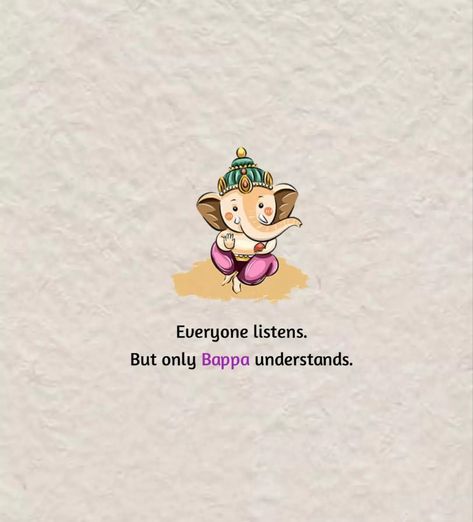 Ganesh Quotes English, Bappa Thoughts, Bappa Quotes In English, Ganpati Quotes In English, Ganesha Quotes Thoughts, Ganesh Ji Quotes, Ganesh Quotes, Ganpati Quotes, Festival Quotes