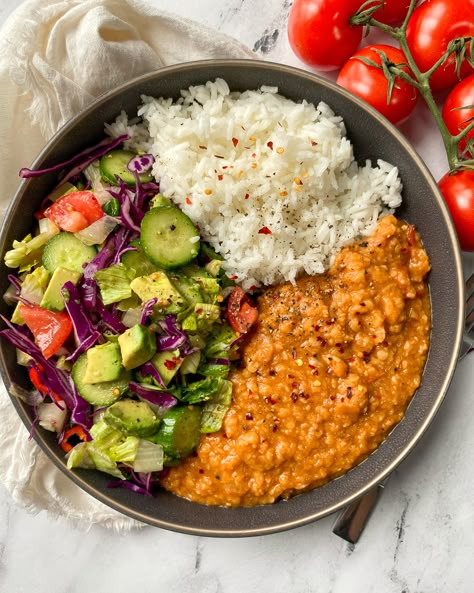 Red Lentil Recipes, Berbere Spice, Spiced Lentils, Rice Beans, Ethiopian Food, Red Lentils, Curry Spices, Vegan Inspiration, Lentil Recipes