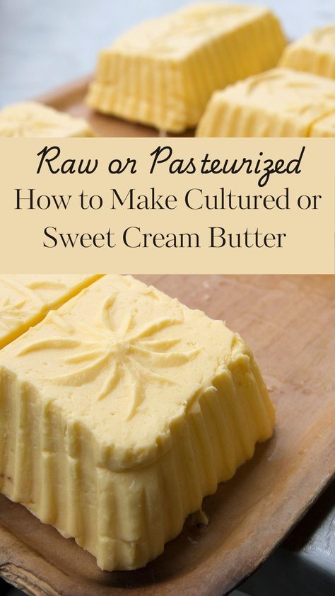 Homemade butter. How To Make Homemade Butter, Make Butter At Home, Raw Cream, Sweet Cream Butter, Diy Butter, Butter Homemade, Butter At Home, Traditional Irish Soda Bread, Butter Making