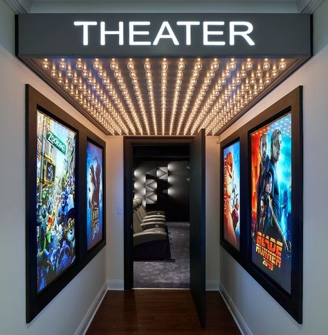 Theatre Room Ideas, Home Theater Ideas, Small Home Theaters, Basement Home Theater, Home Theater Room Design, Theater Room Design, Movie Room Decor, Theatre Interior, Home Cinema Room