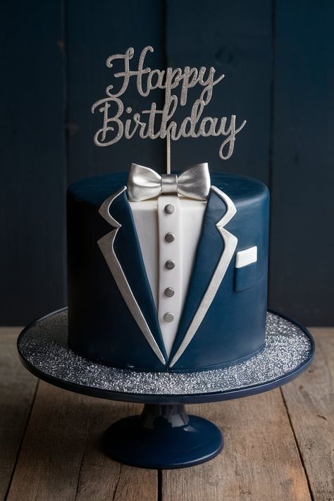 Modern Tuxedo Birthday Cake for Men – Stylish Designs Tuxedo Cake Design, Modern Birthday Cakes For Men, Birthday Cake For Men, Stylish Cake, Birthday Cake Aesthetic, Cake For Men, Bunny Wall Decor, Modern Birthday Cakes, Modern Tuxedo