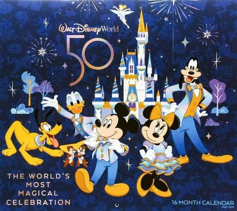 Autograph Ideas, Walt Disney World 50th Anniversary, Disney World 50th Anniversary, Disney 50th Anniversary, Disney Christmas Ornaments, Disney Iphone, Disney Ornaments, Month Calendar, Disney World Parks