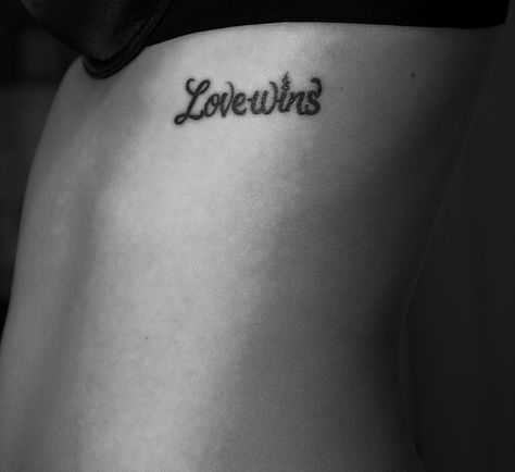 Love wins. I think next tat....yes