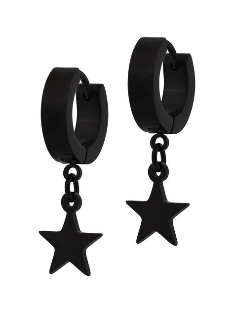 Aesthetic Black Earrings, Mcr Earrings, Earrings Emo, Alt Earrings, Scene Earrings, Emo Earrings, Earrings Grunge, Band Clothes, Alt Accessories