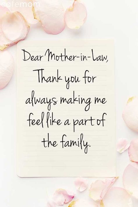 For an Amazing Mother-in-Law Mother In Law Love Quotes, Birthday Wishes For Mom In Law, Mothers Day Cards For Mother In Law, Mothers Day Message For Mother In Law, Birthday Quotes For Mother In Law, Mother In Law Message, Mothers Day Quotes For Mother In Law, Future Mother In Law Quotes, Mothers Day For Mother In Law