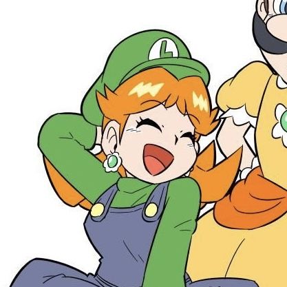 Daisy And Luigi Matching Pfp, Matching Couple Cartoon, Daisy Matching Pfp, Luigi Matching Pfp, Daisy And Luigi, Luigi And Daisy, Pfp Ideas, Matching Pfp, Matching Icons