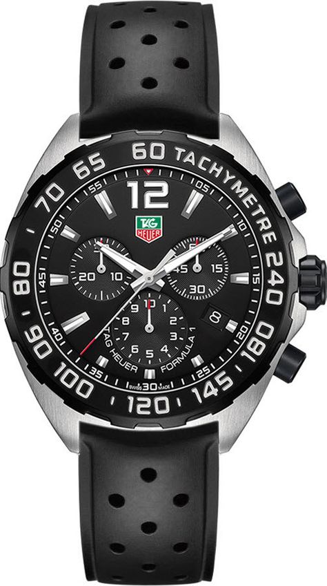 @tagheuer  Watch Formula 1 #add-content #bezel-fixed #bracelet-strap-rubber #brand-tag-heuer #case-material-steel #case-width-42mm #chronograph-yes #date-yes #delivery-timescale-call-us #dial-colour-black #gender-mens #luxury #movement-quartz-battery #new-product-yes #official-stockist-for-tag-heuer-watches #packaging-tag-heuer-watch-packaging #style-sports #subcat-formula-1 #supplier-model-no-caz1110-ft8023 #warranty-tag-heuer-official-2-year-guarantee #water-resistant-200m Tag Heuer Formula 1, Tag Heuer Formula, Swiss Army Watches, Tag Heuer Watch, Gents Watches, Tag Heuer, Stainless Steel Watch, Watch Collection, Casio Watch