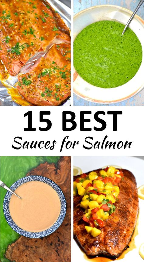 Salmon Recipes For Dinner, Healthy Salmon Sauce, Salsa For Salmon, Healthy Sauce For Fish, Avocado Sauce For Salmon, Good Sauce For Salmon, Sauce Recipe For Salmon, Asian Sauce For Salmon, Best Sauce For Salmon