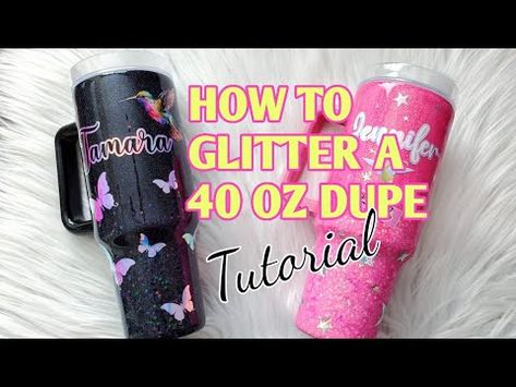 Mod Podge Glitter, Candle Making Tutorial, Making Content, Toppers Diy, Making Candles Diy, Diy Glitter, Glitter Tumbler Cups, Stanley Tumbler, Glitter Cups