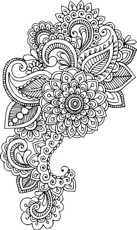 Paisley Mandala Tattoo, Mandala Drawing Coloring, Mandala Drawing Colourful, Mandela Drawing, Mandala Drawing Ideas, Printable Mandala Coloring Pages, Floral Mandala Design, Mandala Paisley, Paisley Mandala