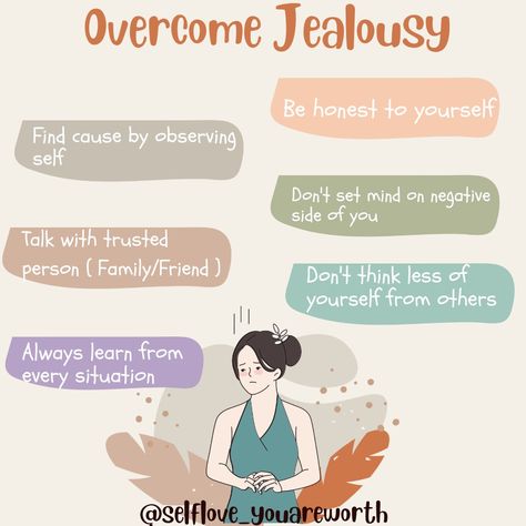 What To Do When You Feel Jealous, Dealing With Jealousy Feelings, How To Stop Feeling Jealous, Stop Jealousy Quotes, Getting Over Jealousy, How To Deal With Jealousy Relationships, How To Not Be Jealous Of Others, Jealousy Quotes Relationship Feelings, How To Get Rid Of Jealousy