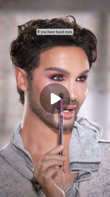 SPENCER on Instagram: "👁️ Do you have HAZEL eyes? Then BURGUNDY is your color! 🤗 Which eye color should I share next?!" How To Make Hazel Eyes Pop, Eyeshadow Looks For Hazel Eyes, Makeup Ideas For Hazel Eyes, Eye Makeup For Hazel Eyes, Hazel Eyes Makeup, Burgundy Eyeshadow Looks, Eyeshadow For Hazel Eyes, Burgundy Smokey Eye, Burgundy Makeup Look