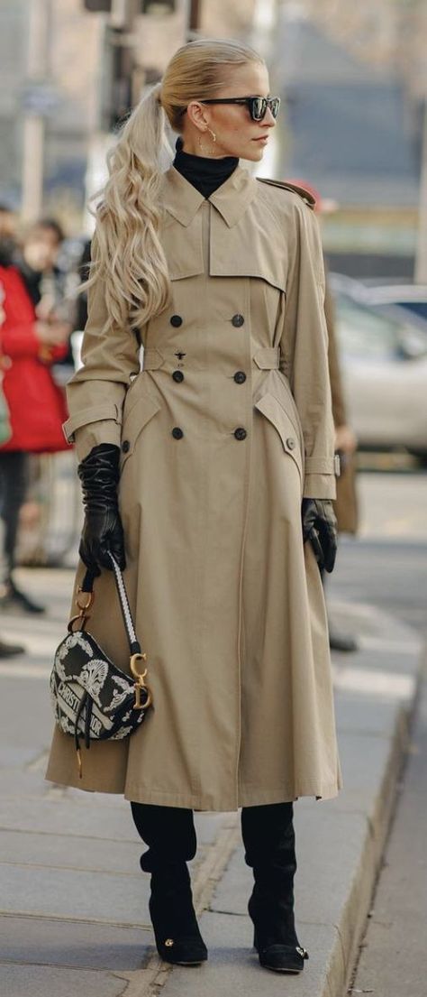 Military trench coat