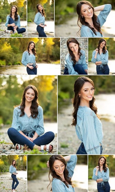 Senior Photoshoot Outfits High Schools, Sean Brown, Senior Portraits Girl, Senior Photography Poses, Senior Portrait Poses, Senior Photo Poses, Studio Photography Poses, Vancouver Washington, Photographie Portrait Inspiration