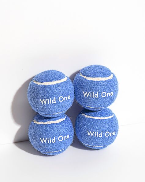 Tennis Balls for Dogs | Wild One Dog Toys Cute, Dog Packaging Design, Dog Toy Aesthetic, Luxury Dog Toys, Wild One Dog, Wild One Dog Toys, Big Dog Toys, Small Dog Accessories, Dog Tennis Ball