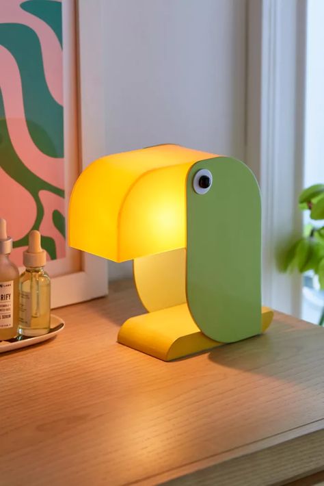 Wooj Lamp, Fun Lamps, Fun Lamp, Funky Lamps, Acrylic Lamp, Wood Table Lamp, Entryway Mirror, Shaped Table, Adjustable Lamps