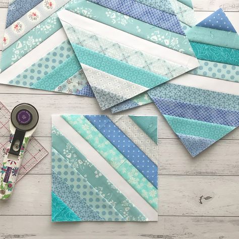 Beach Theme Quilts Ideas, Strip Quilts Ideas, Threadbare Creations, Lake Quilt, Blue Quilt Patterns, Strip Quilt Patterns, Strip Quilt, Sewing Quilts, Picnic Quilt