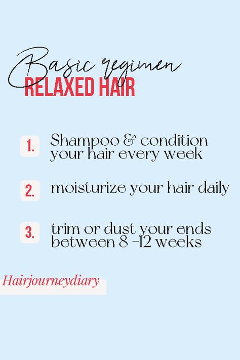 Healthy Relaxed Hair Tips, How To Care For Relaxed Hair Tips, Relaxed Hair Journey How To Grow, How To Take Care Of Relaxed Hair, Relaxed Hair Routine, Relaxed Hair Care Regimen, Hair Growth Techniques, Relaxed Hair Regimen, Texlaxed Hair