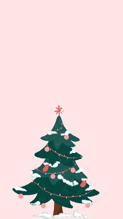 Pink Christmas Tree Wallpaper, Merry Christmas Wallpaper Cute, Summer Prints Wallpaper, Christmas Lockscreen, Christmas Wallpaper Iphone Cute, Cute Iphone Wallpaper Tumblr, Christmas Tree Wallpaper, Tree Background, Merry Christmas Wallpaper