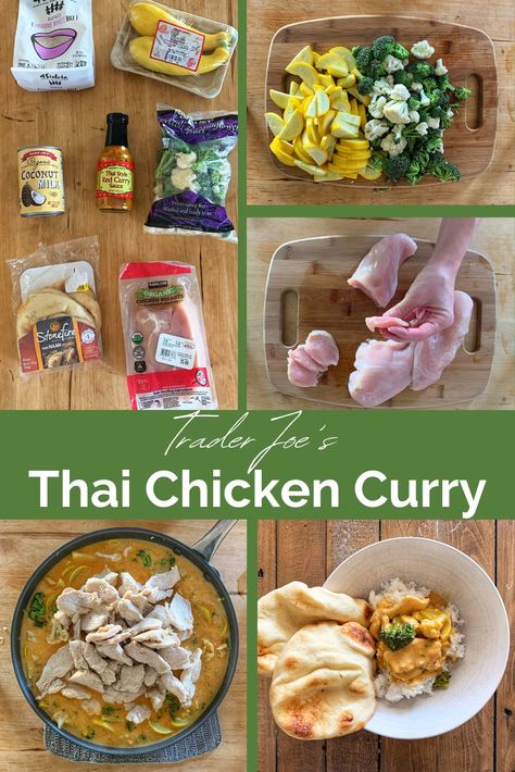 Step by step instructions of how to cook Trader Joe's Thai Chicken Curry Trader Joes Curry Recipes, Trader Joes Red Curry Recipe, Thai Red Curry Sauce Recipe, Trader Joe's Red Curry Sauce Recipes, Simmer Sauce Recipe, Thai Style Red Curry Trader Joes, Trader Joes Chicken Curry Recipe, Trader Joes Curry Sauce, Red Thai Curry Chicken