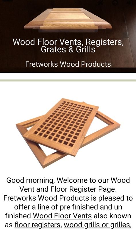 Floor Vents Ideas, Floor Register Covers, Floor Grates, Staining Wood Floors, Sutton House, Wood Floor Finishes, Diy Wood Floors, Wood Grill, Wood Heat