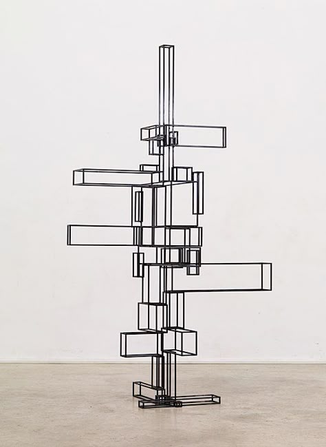 Anthony Gormley, Line Sculpture, Arte Indie, Antony Gormley, Geometric Sculpture, Sculpture Ideas, Diagram Architecture, Metal Art Sculpture, Elements Of Design