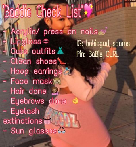 Of course you DONT need this things to be a "baddie", these are just some ideas for girls who like these things❣️ Tips To Be A Baddie, How To Be A Pinterest Girl, Baddie Must Haves, Baddie List, Baddie Needs, Baddie Things, Be A Baddie, Baddie Stuff, Queen Tips