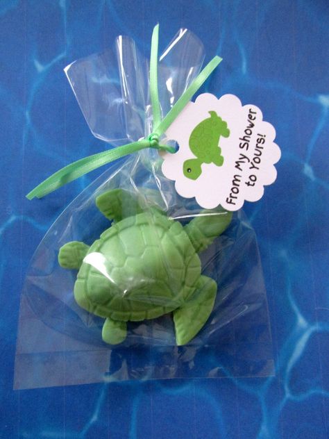 Turtle Bridal Shower Ideas, Gender Reveal Beachy, Under The Sea Gift Bags Party Favors, Ocean Theme Favors, Beach Baby Shower Favors, Turtle Decorations Party, Ocean Baby Shower Centerpieces, Turtle Baby Shower Theme Girl, Turtle Baby Shower Theme Boy