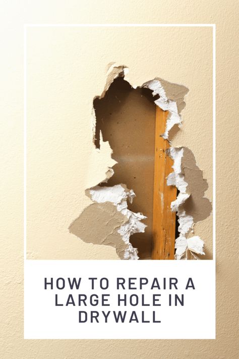 How to fix a large hole in the wallDrywall repair kit for large holesHow to fix a hole in drywallHow to fill large holes in wall How To Fix Drywall Hole, How To Repair A Hole In The Wall, How To Fix A Wall Drywall, How To Patch Large Holes In Drywall, How To Repair Large Hole In Drywall, Fix Holes In Wall, Patch Walls Drywall Repair, Diy Hole In Wall Repair, Hole In The Wall Ideas